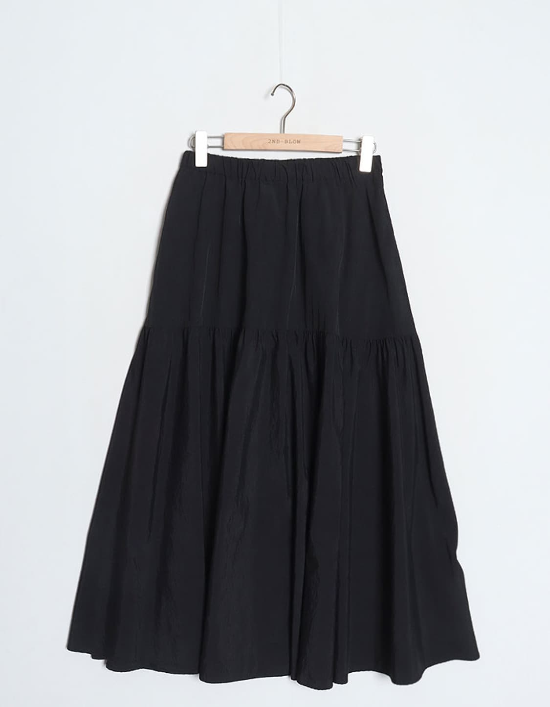 OPAQUE.CLIP Nylon Tiered Skirt (27~28) 상품이미지1