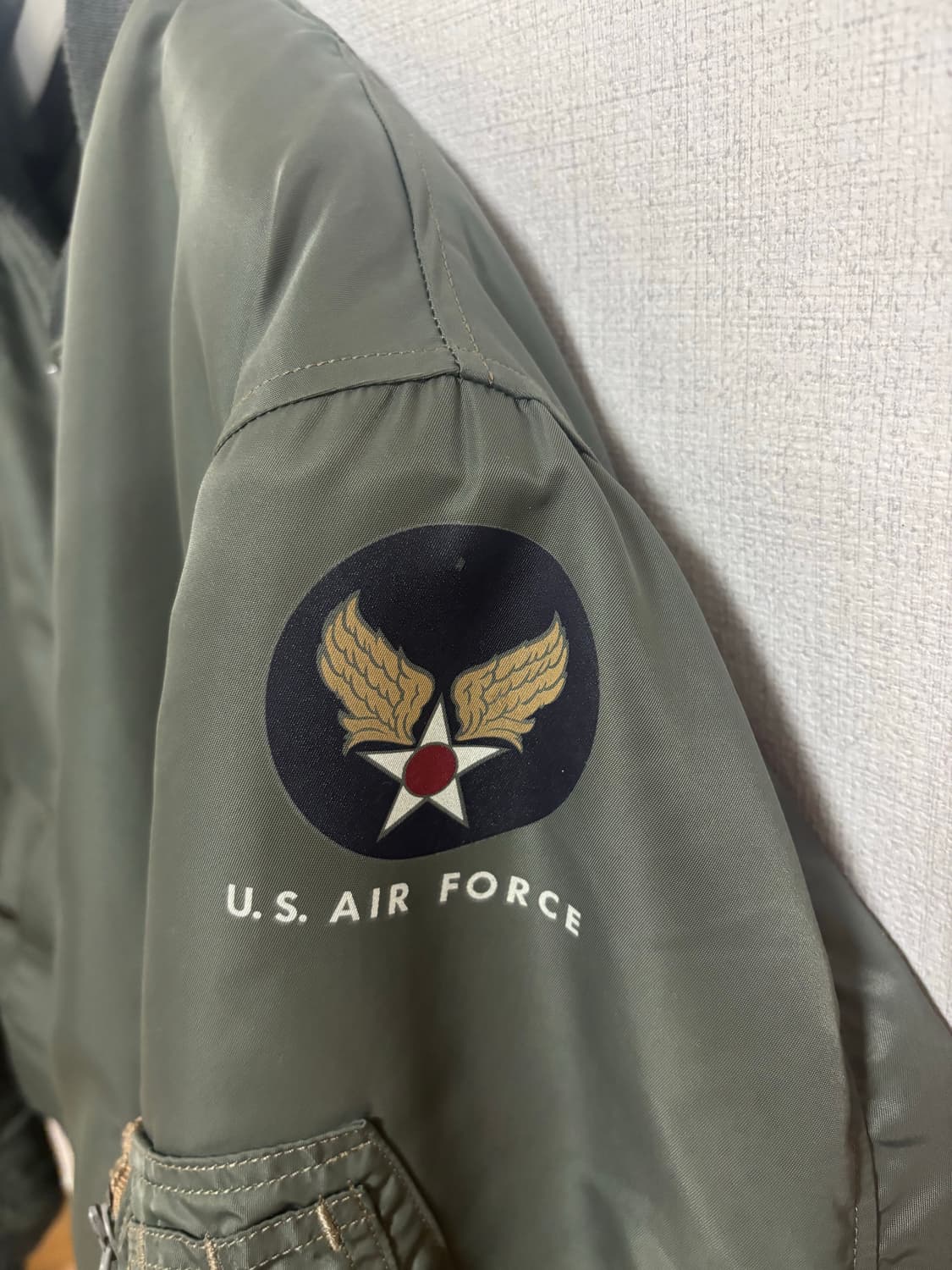 [XL] 버즈릭슨 알버트 터너 ma-1 세이지 그린 상품이미지3