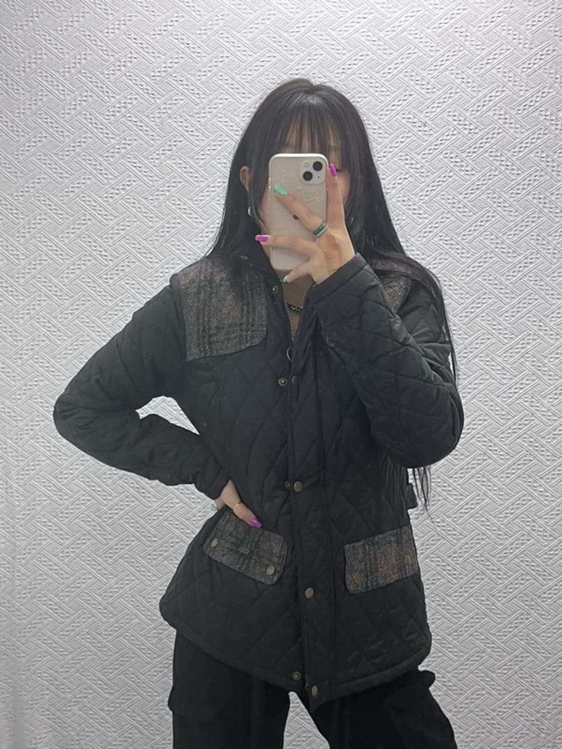 바버 멀티포켓 트러커 퀄팅 워크 자켓 12 C07381 상품이미지2