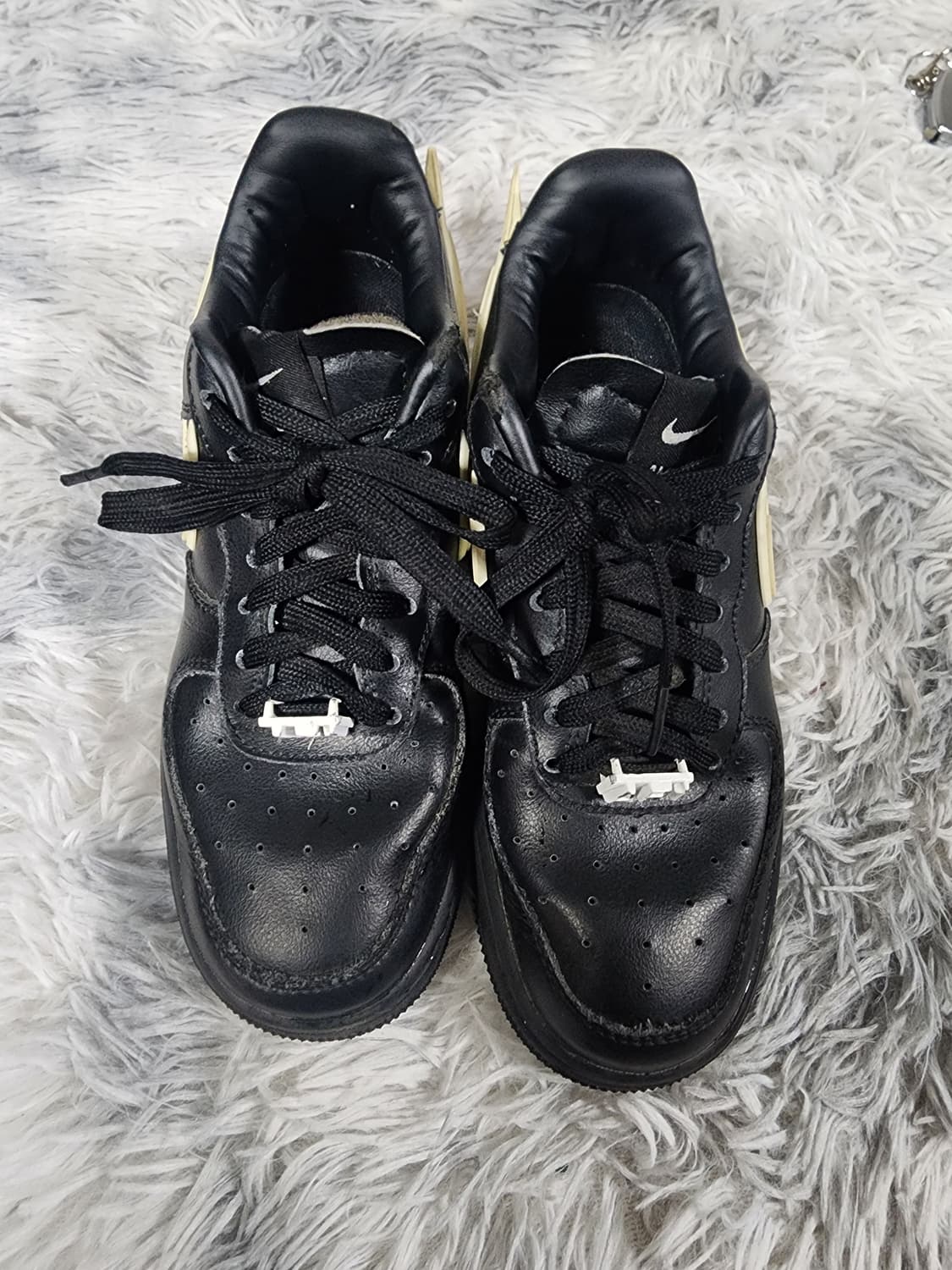 나이키 엠부쉬 에어포스 블랙 스니커즈 240 상품이미지1