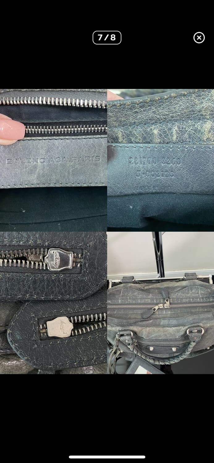 발렌시아가 모터백 진그레이 상품이미지3