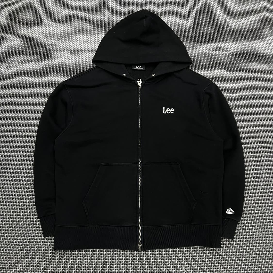 리 블랙 후드집업 상품이미지1