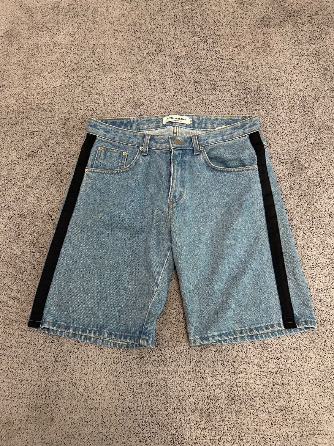 (M) 앤더슨벨 데님 반바지 상품이미지1