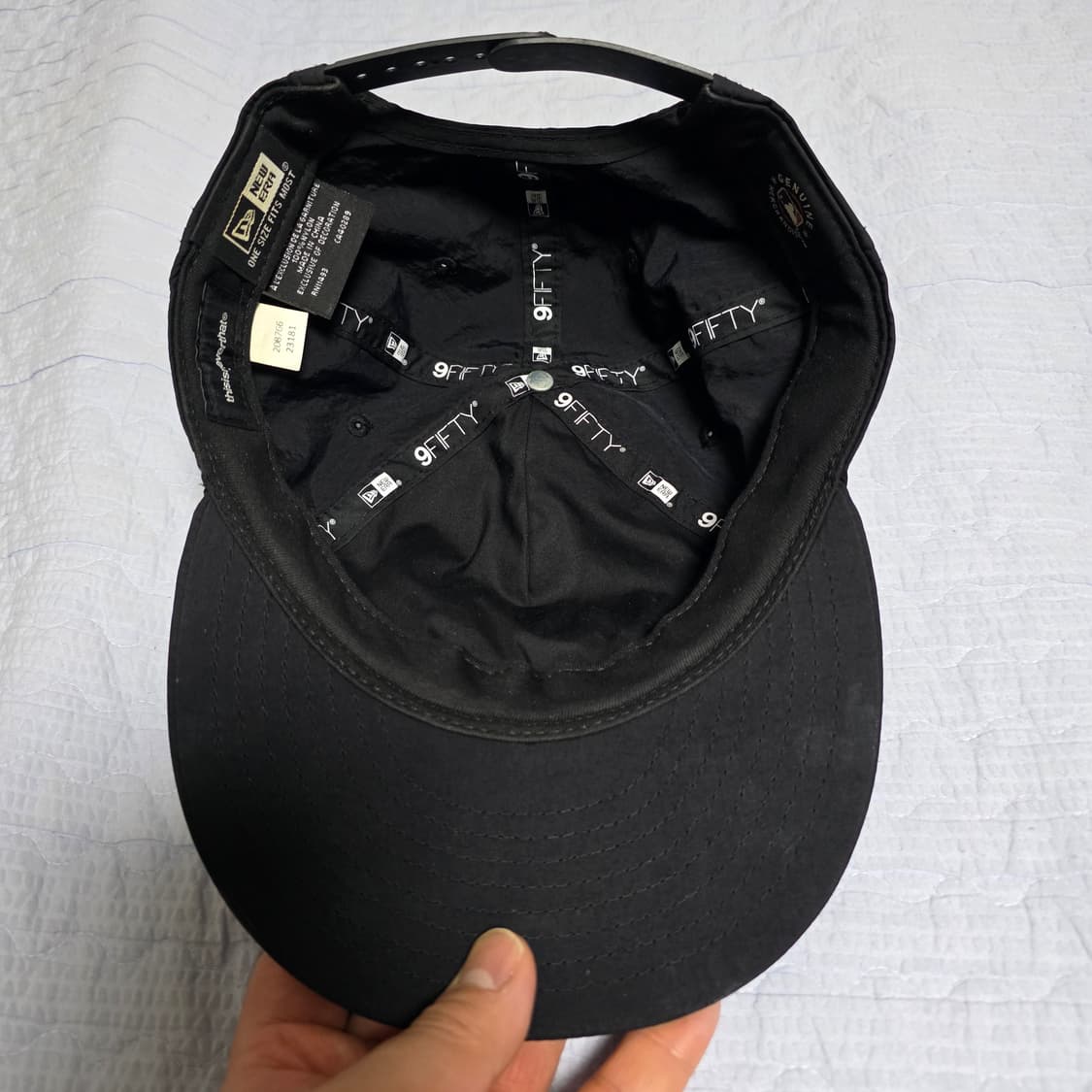 디스이즈네버댓 X 뉴에라 뉴욕양키스 레트로 크라운 캡 블랙 상품이미지7