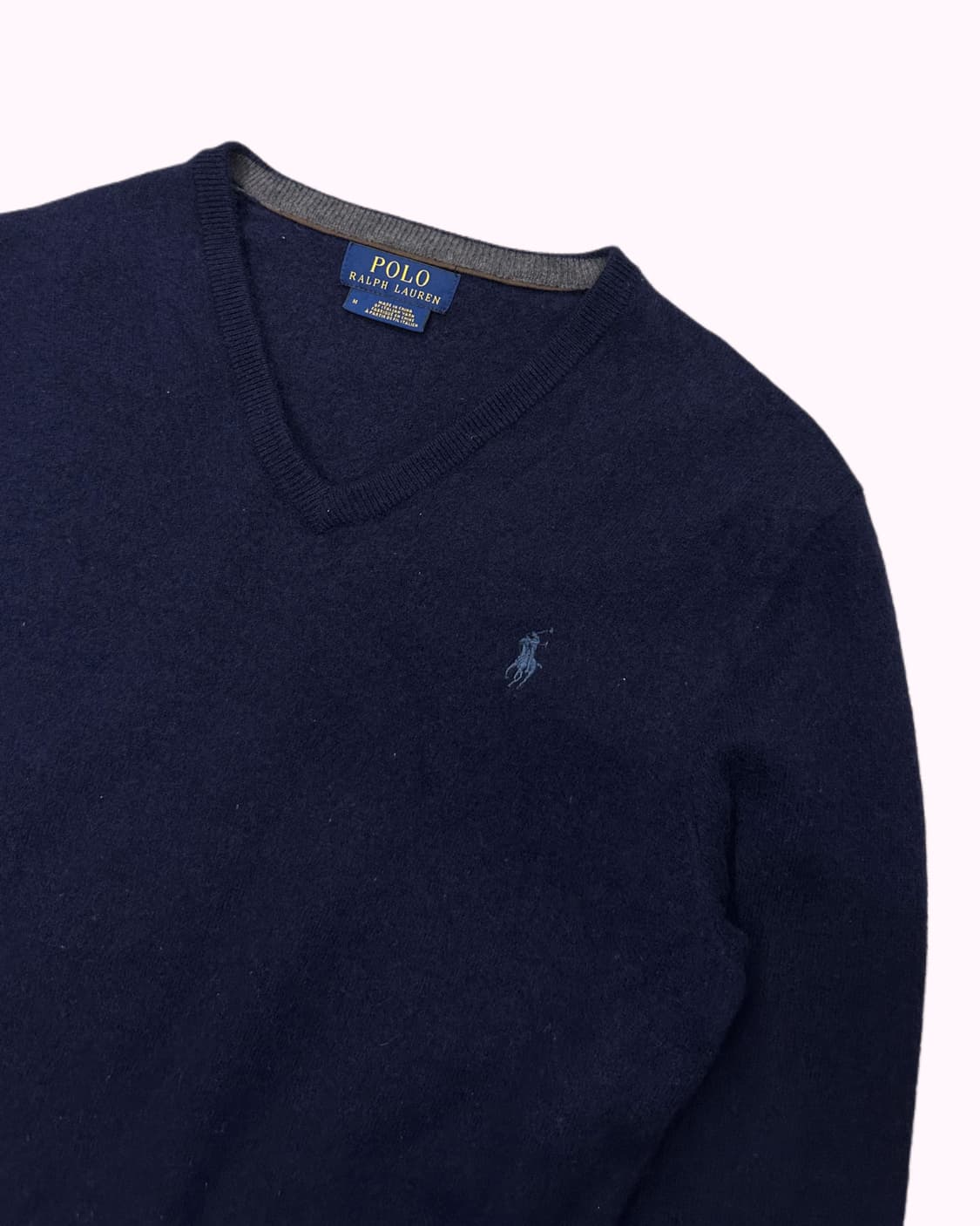 RALPH LAUREN navy wool hairy knit 상품이미지3