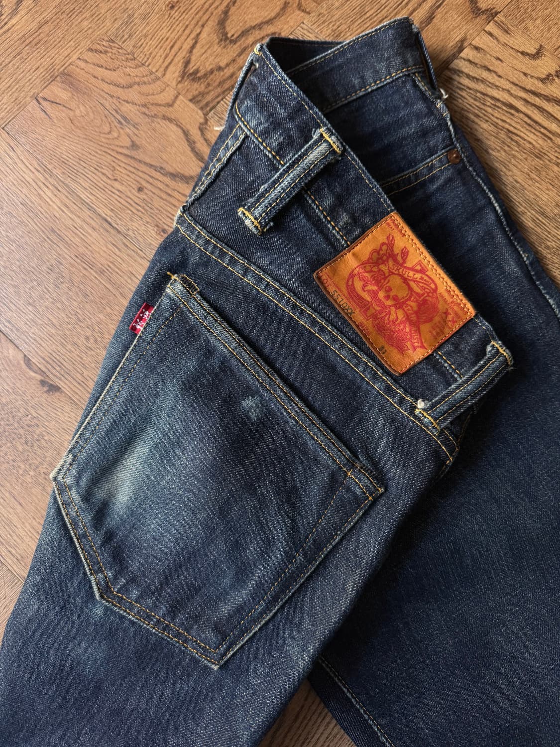 [31]Skull Jeans 5510XX 재팬메이드 벨바텀 데님 팬츠 상품이미지5