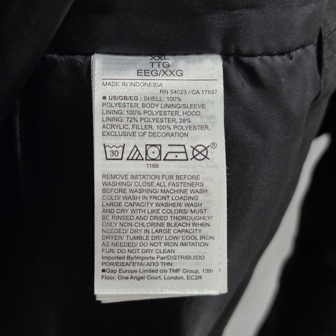 갭 밀리터리 파카 XXL 상품이미지3