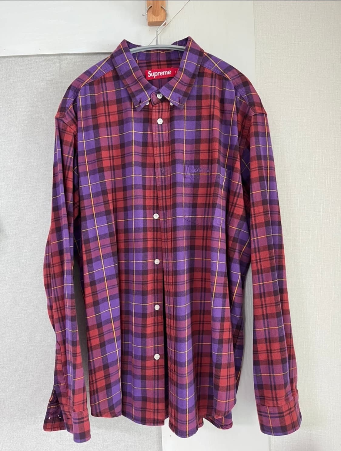 슈프림 플레이드 플란넬 셔츠 24FW 상품이미지2