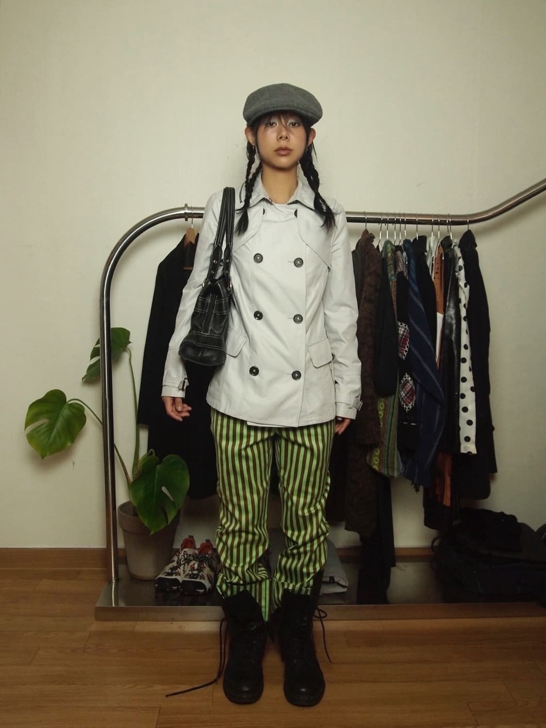 아르마니 익스체인지 더블 브레스트 트렌치 자켓 상품이미지1