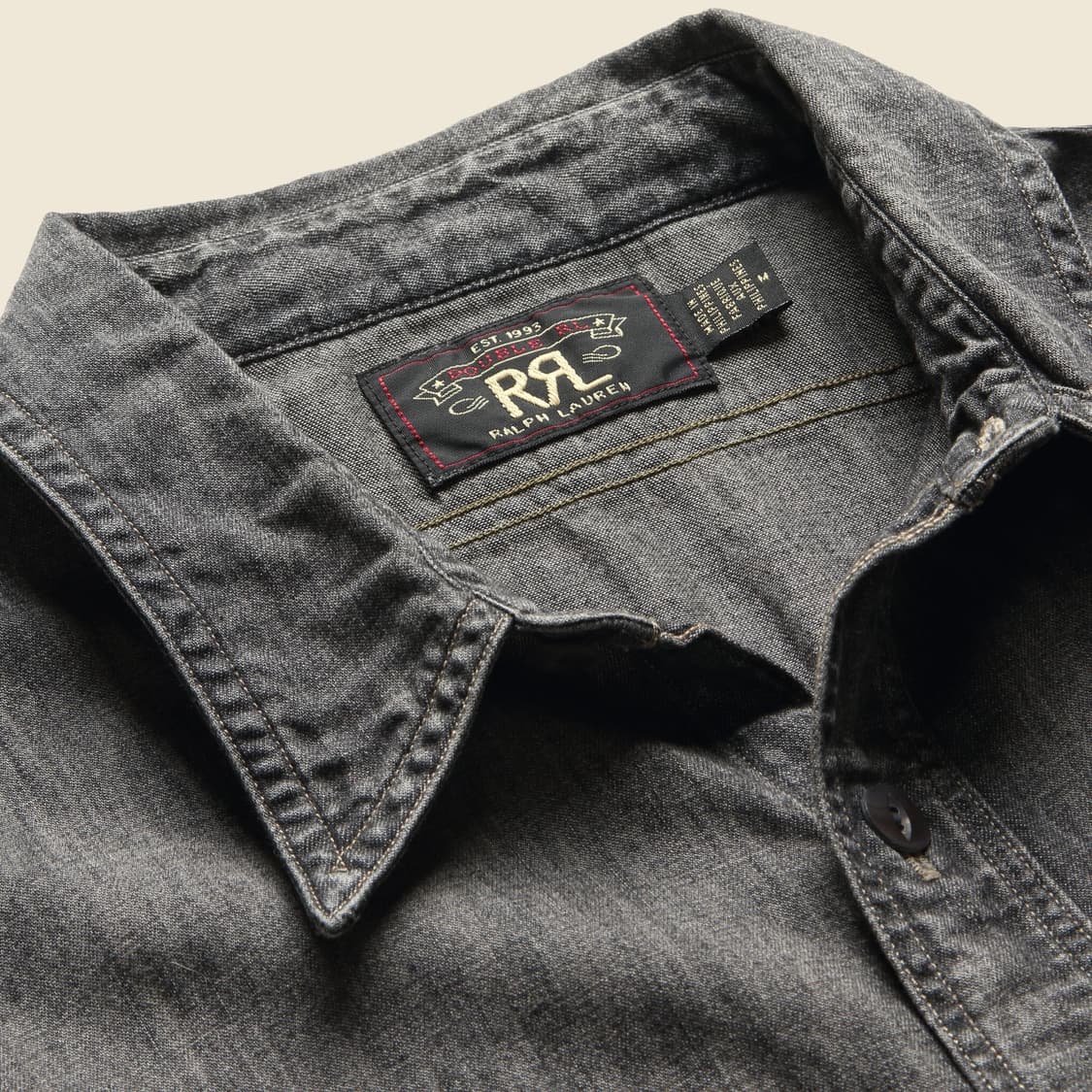 RRL havest Denim Work Shirt (기무라 타쿠야 착용) 상품이미지3