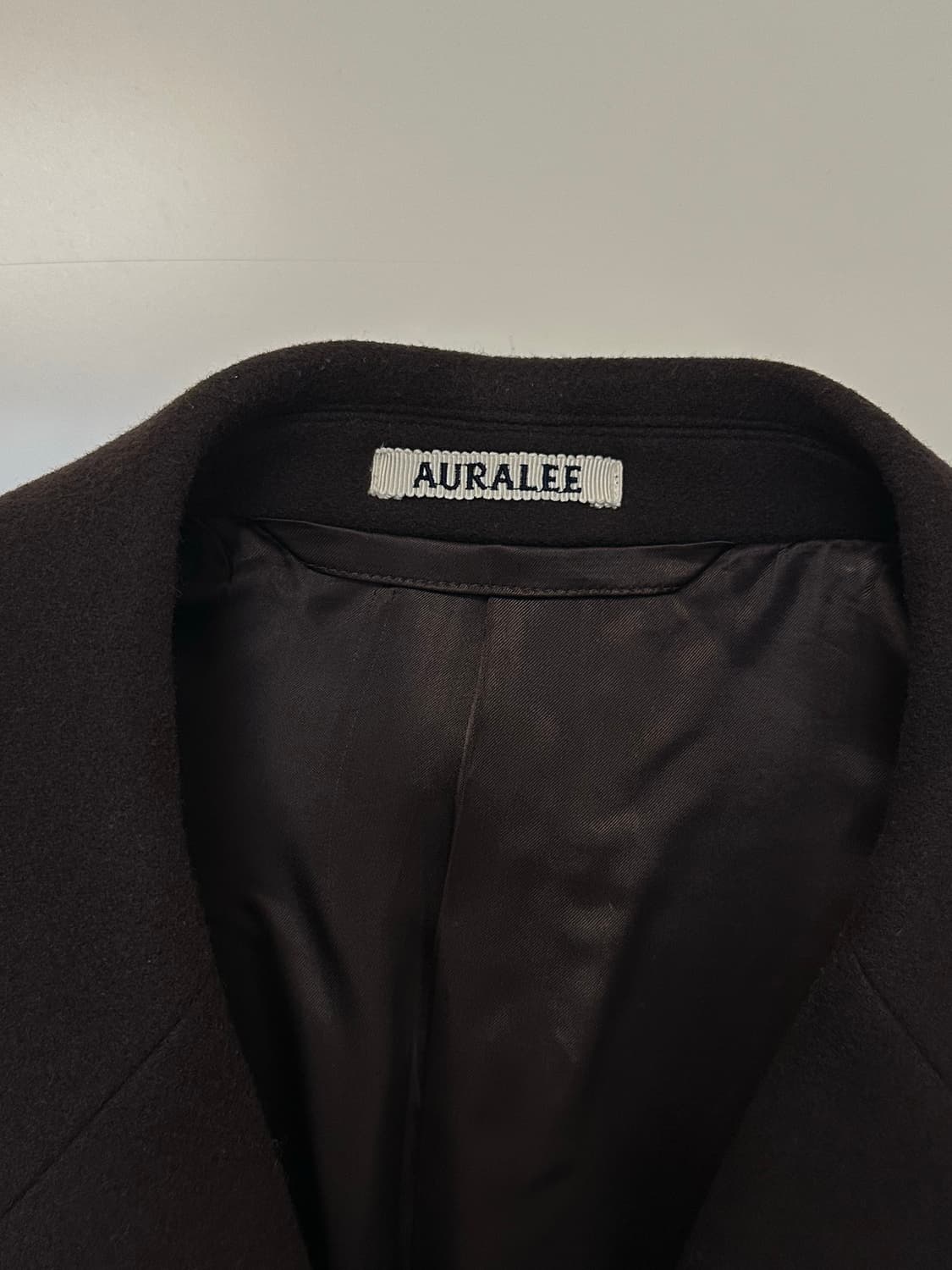 AURALEE 오라리 남성 울 코트 A21AC01LM 상품이미지3