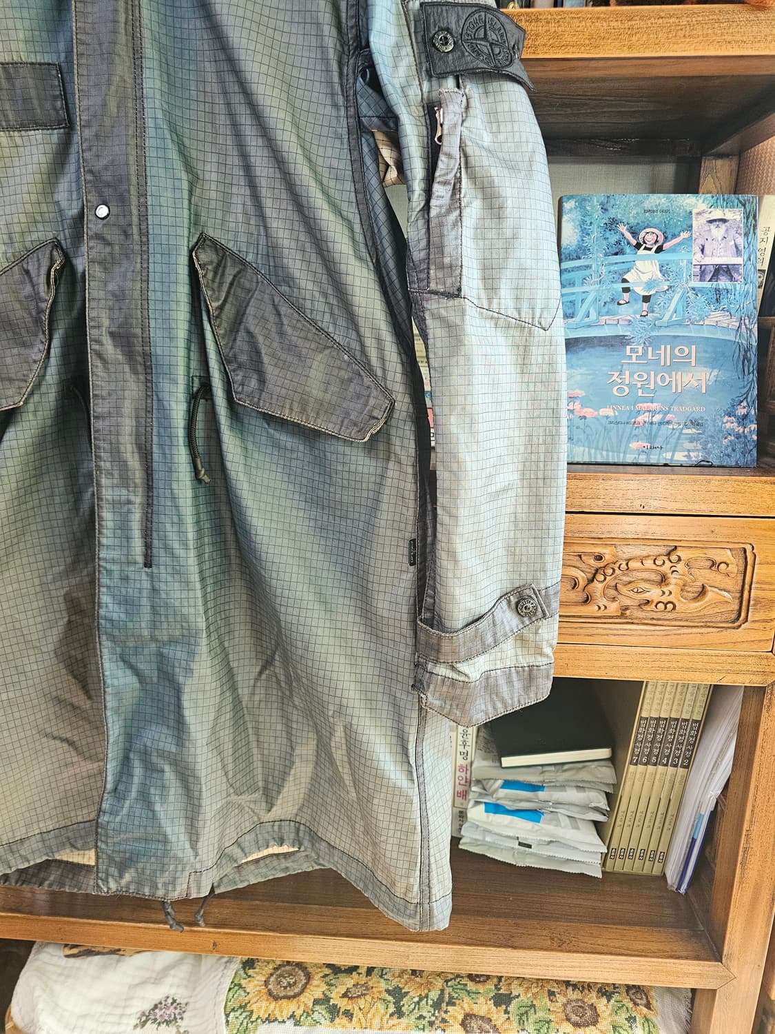 스톤아일랜드 쉐도우 프로젝트 롱 야상 자켓 팔아요 스톤 상품이미지3