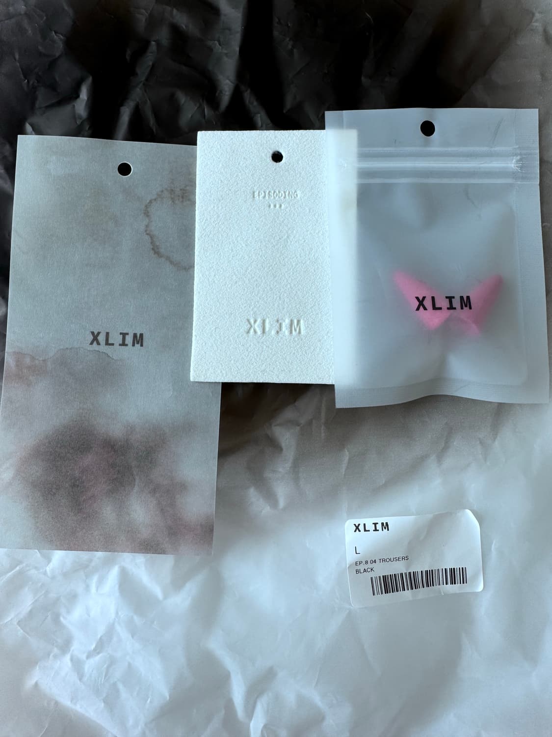 (중고/L xlim ep8 04 trousers 블랙 L 상품이미지8