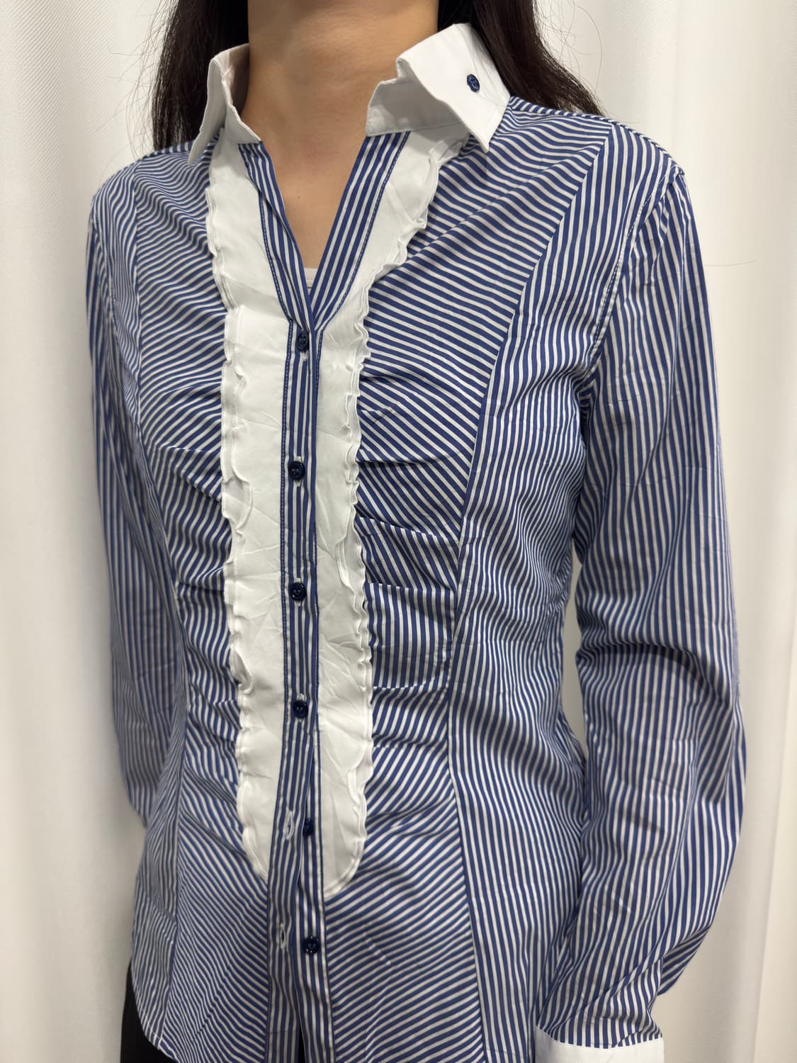 nara camicie frill design shirt 상품이미지3