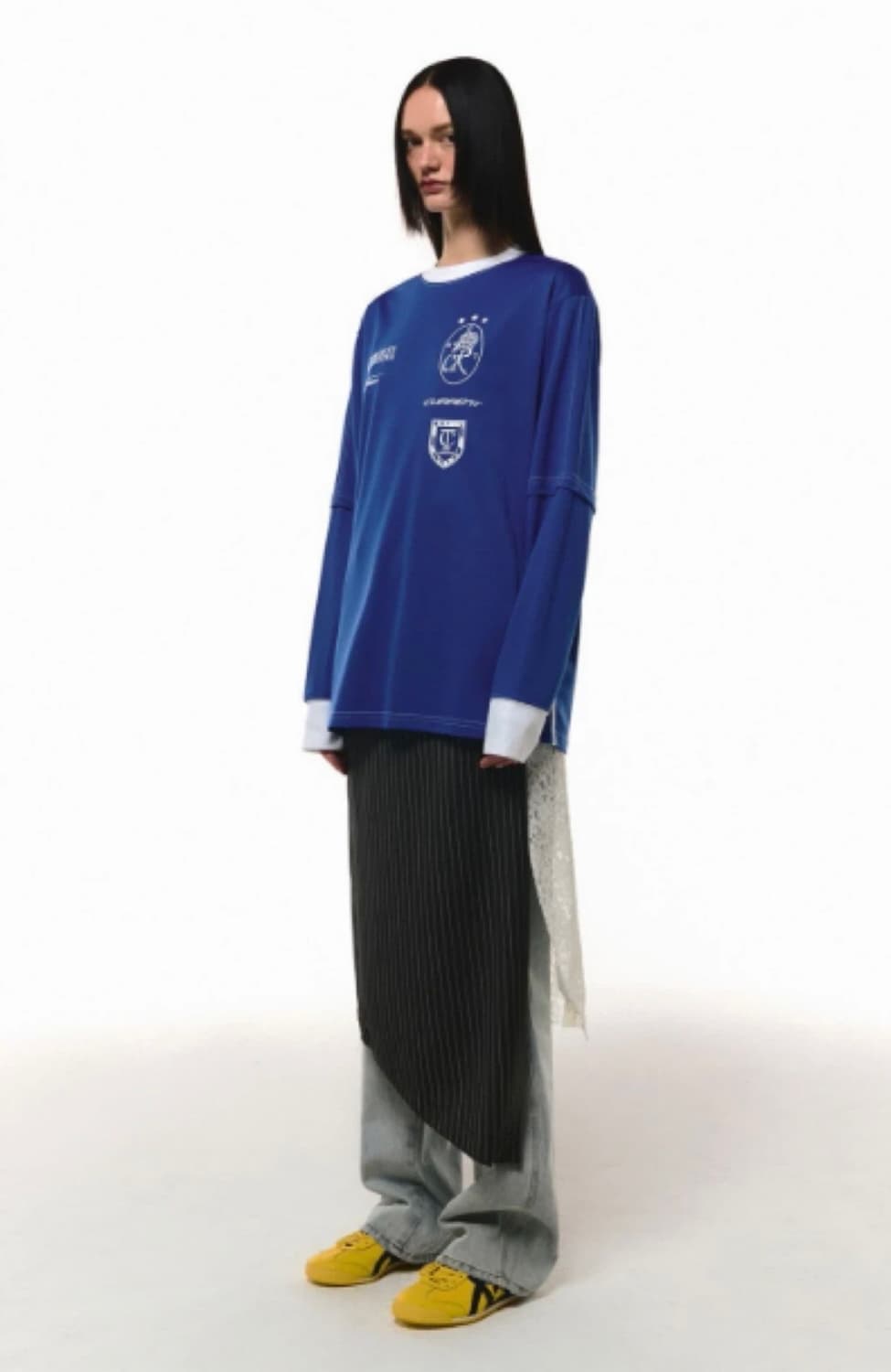 [커렌트]뉴진스 해린💙스포츠 트랙 져지 탑 상품이미지2