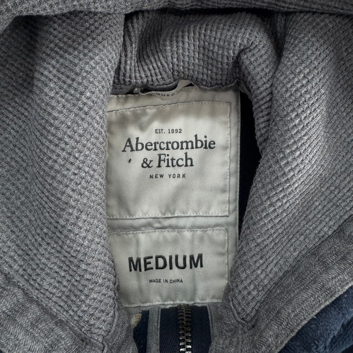 Abercrombie 아베크롬비 네이비 후드집업 상품이미지5
