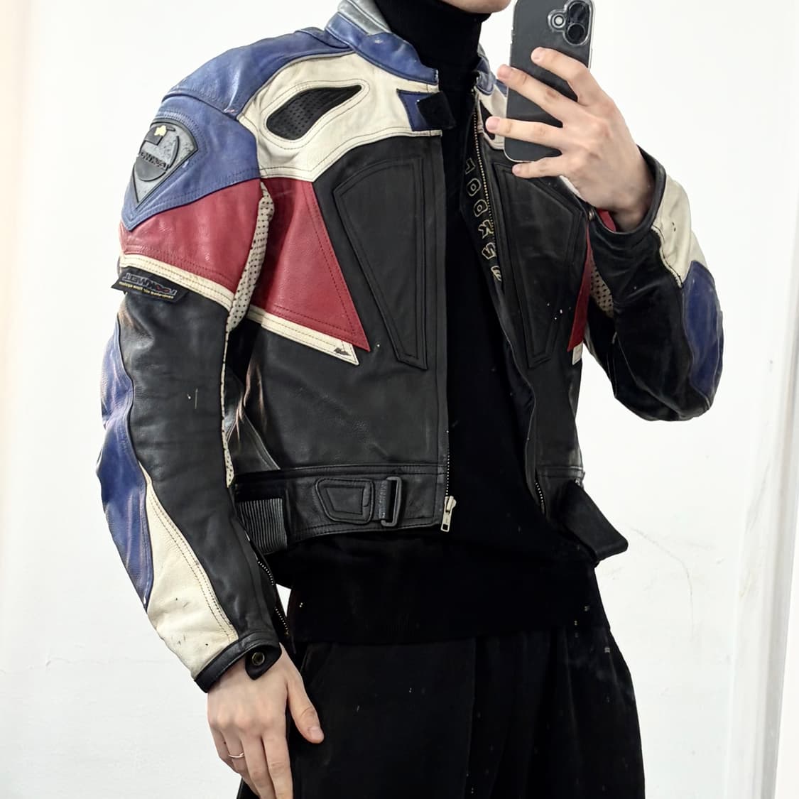 LookWell 소가죽 레이싱 자켓 상품이미지2