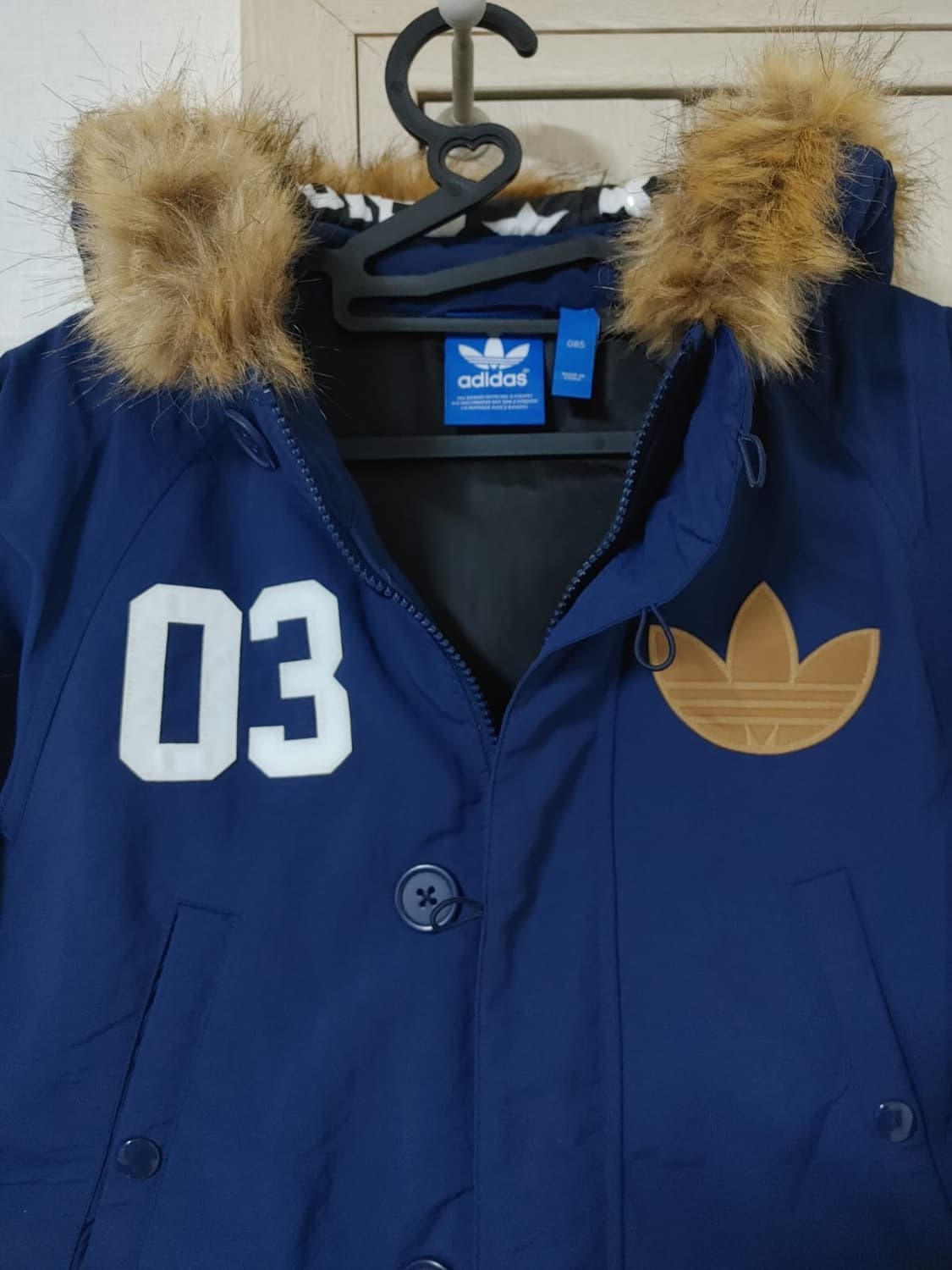 아디다스 롱파카 네이비 085 상품이미지3