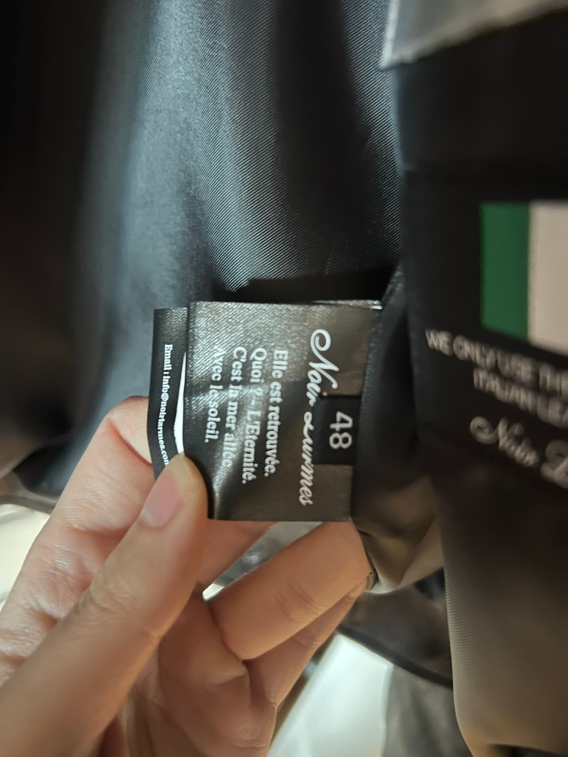 느와르 라르메스 가죽자켓 48사이즈 판매합니다 상품이미지6