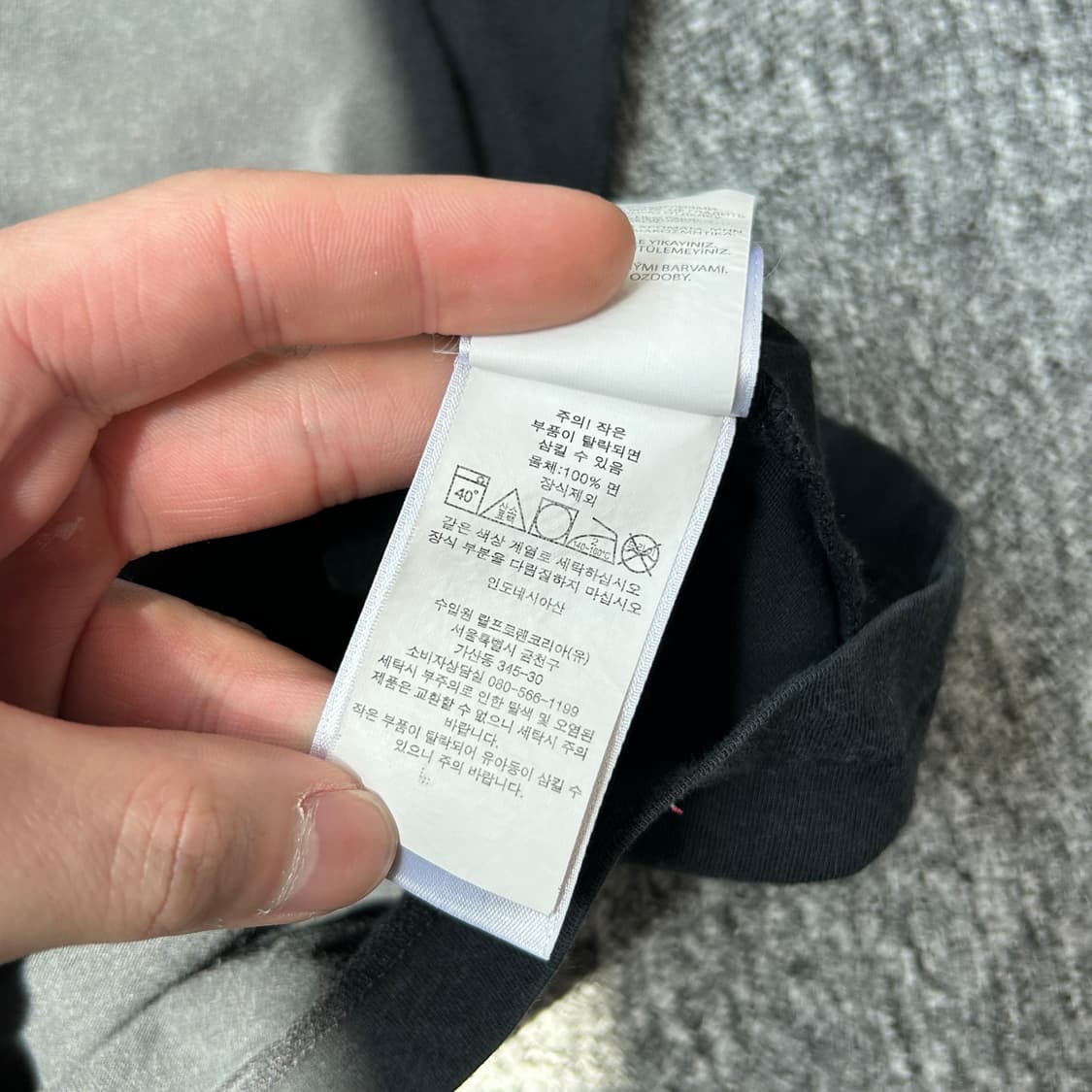 폴로 랄프로렌 블랙 반팔티셔츠 상품이미지7