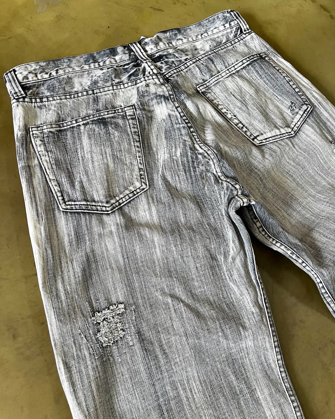 Jpn Vintage Gray Washed Wide Denim Pants 상품이미지10