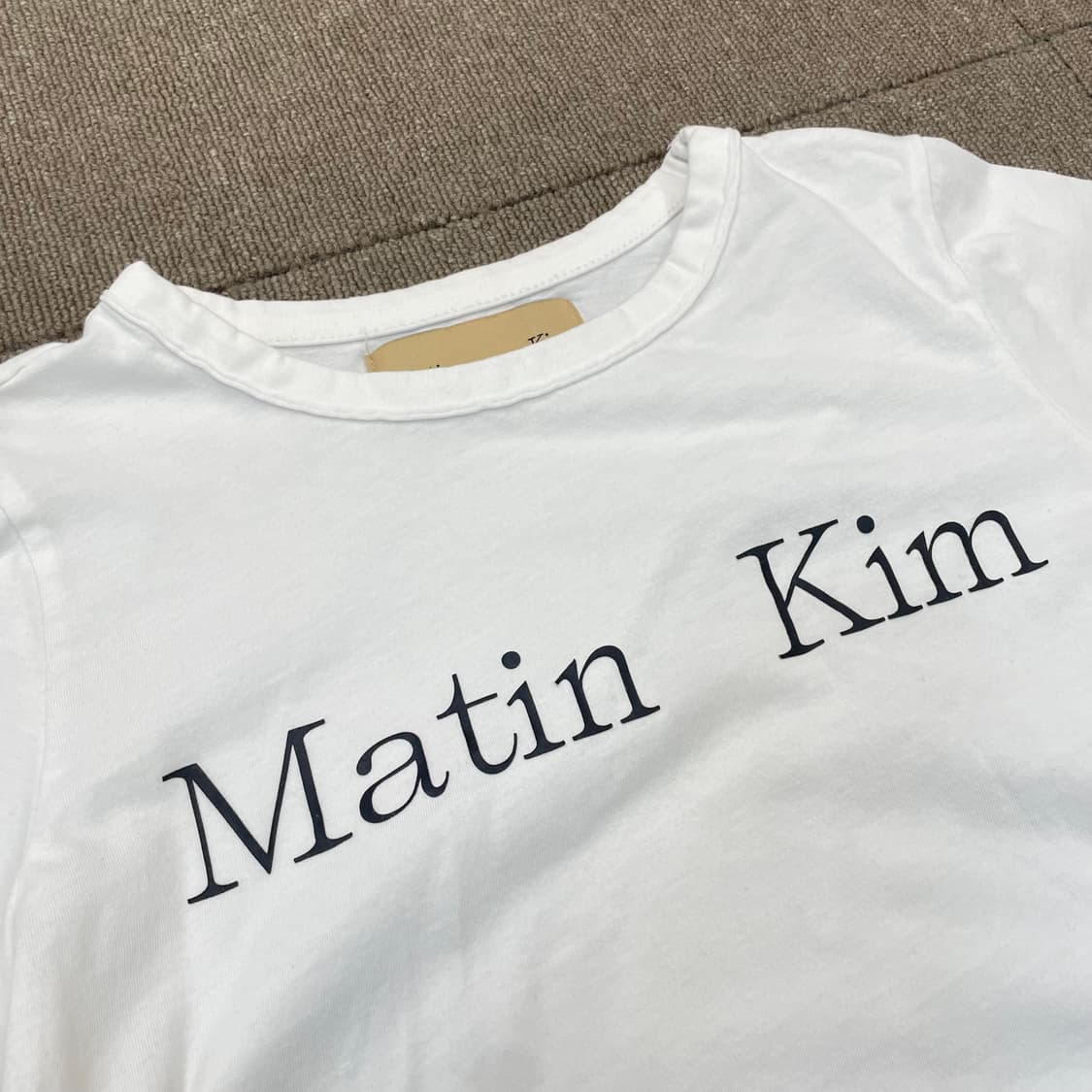 martin kim 마뗑킴 크롭 반팔티셔츠  상품이미지2