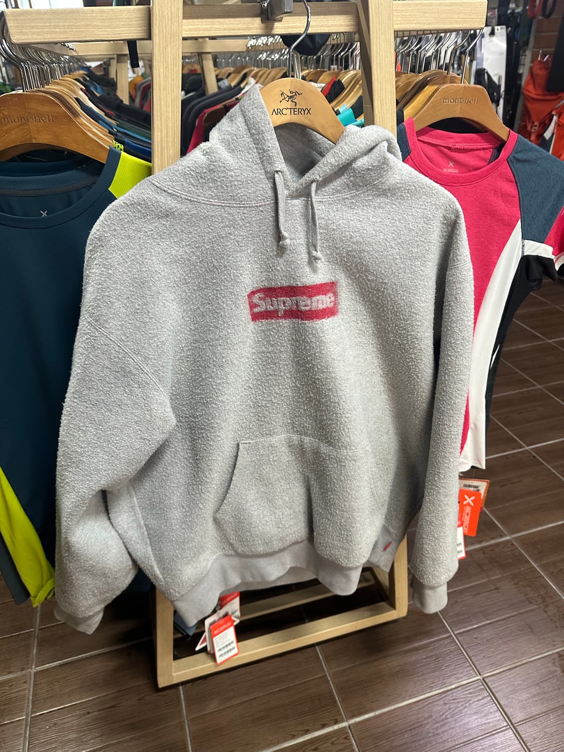 23ss 슈프림 인사이드아웃 박스로고 후드티 M 상품이미지1