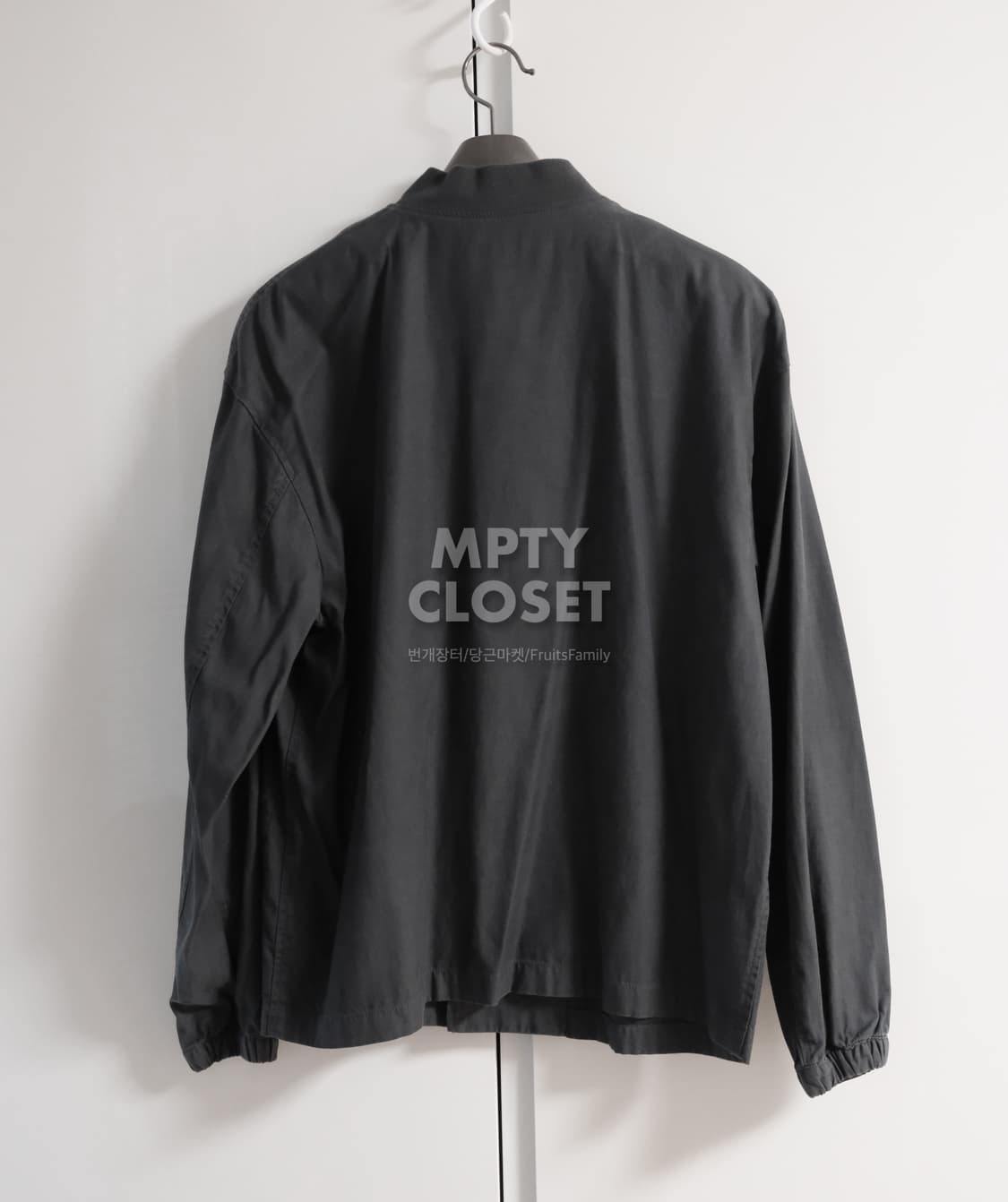 [L] 유니클로 U 립 블루종 다크 그레이 상품이미지3