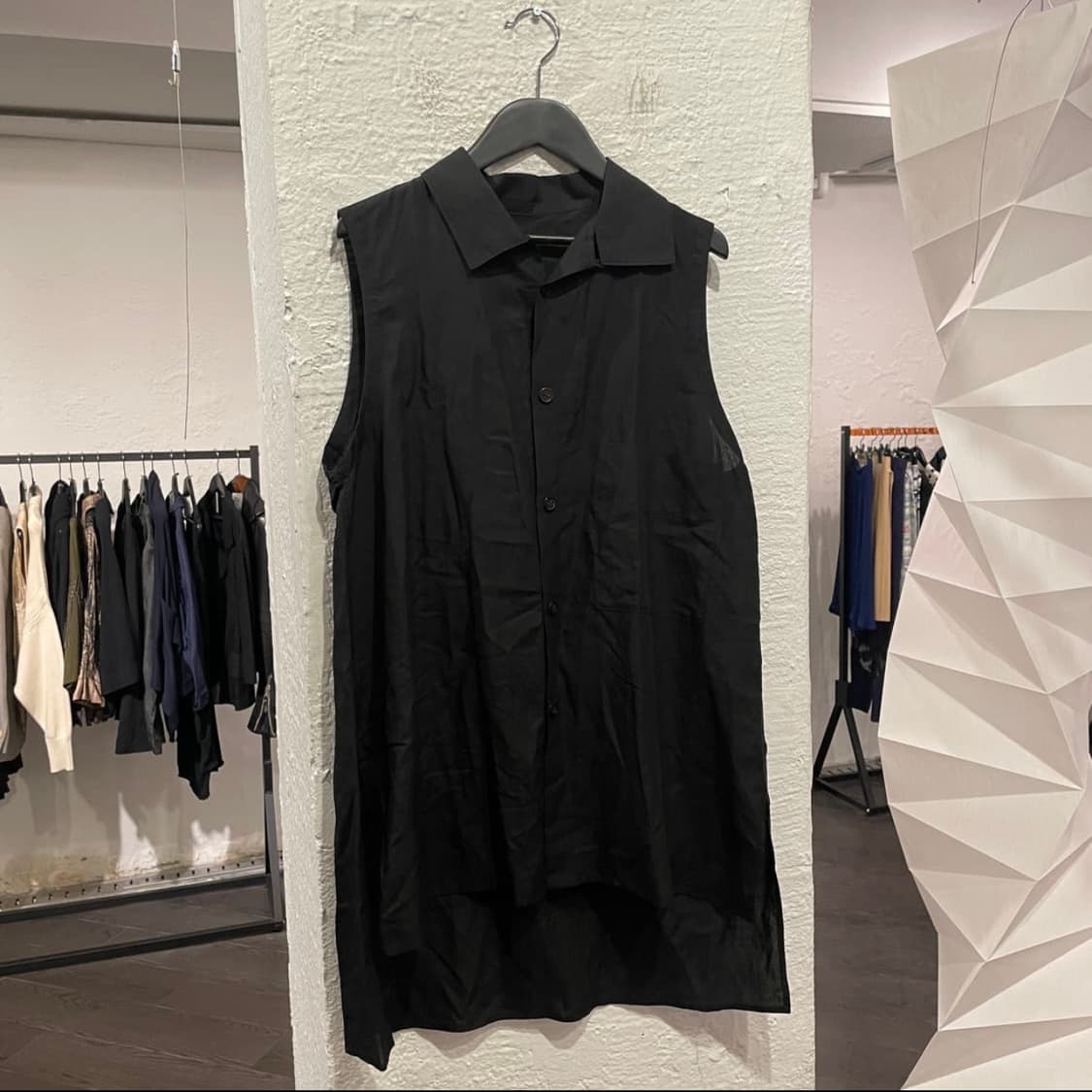 요지야마모토 오버사이즈 베스트 상품이미지2