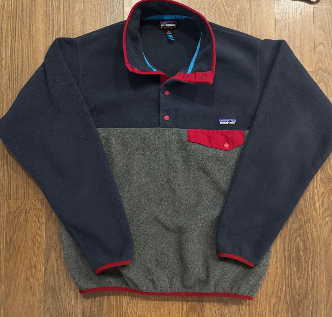 파타고니아 신칠라 투톤 네이비 그레이 M사이즈 상품이미지2