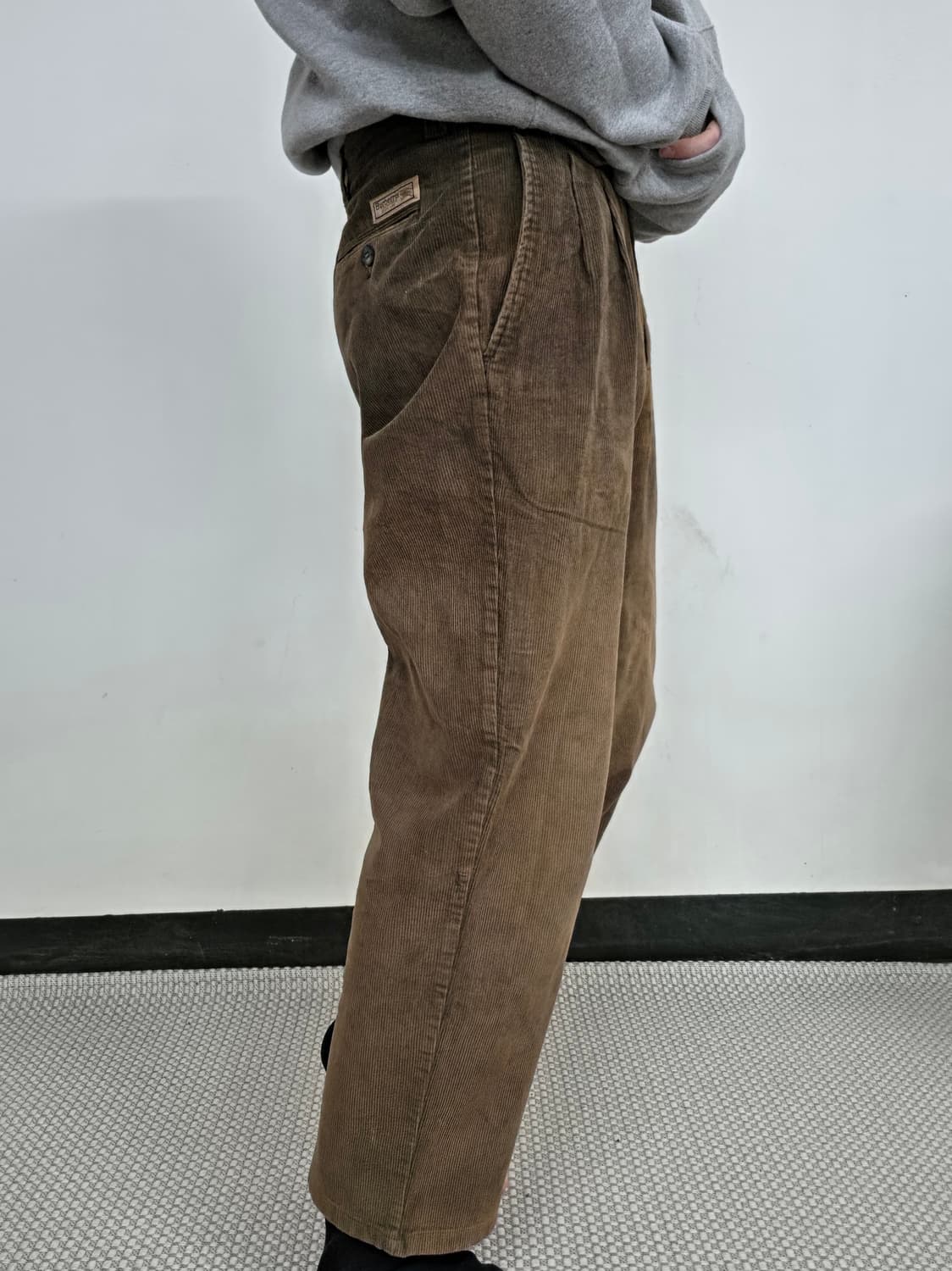 80s/90s 버버리 코듀로이 바지 상품이미지3