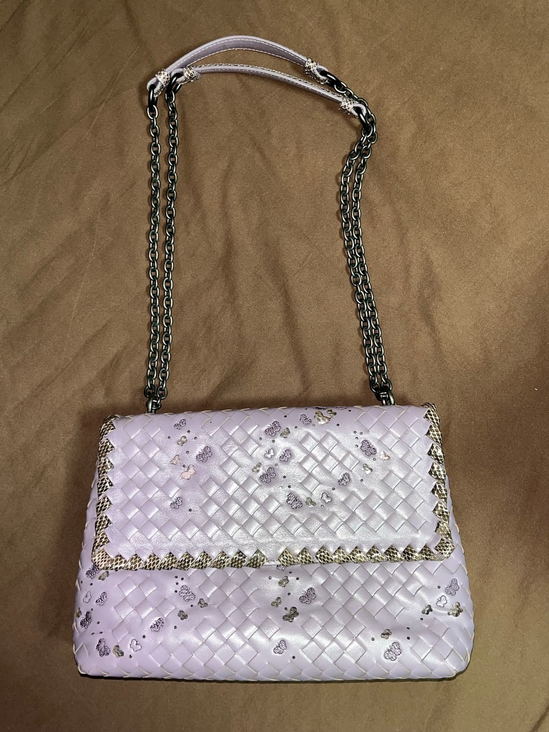 보테가 베네타 보라색 가방 상품이미지1