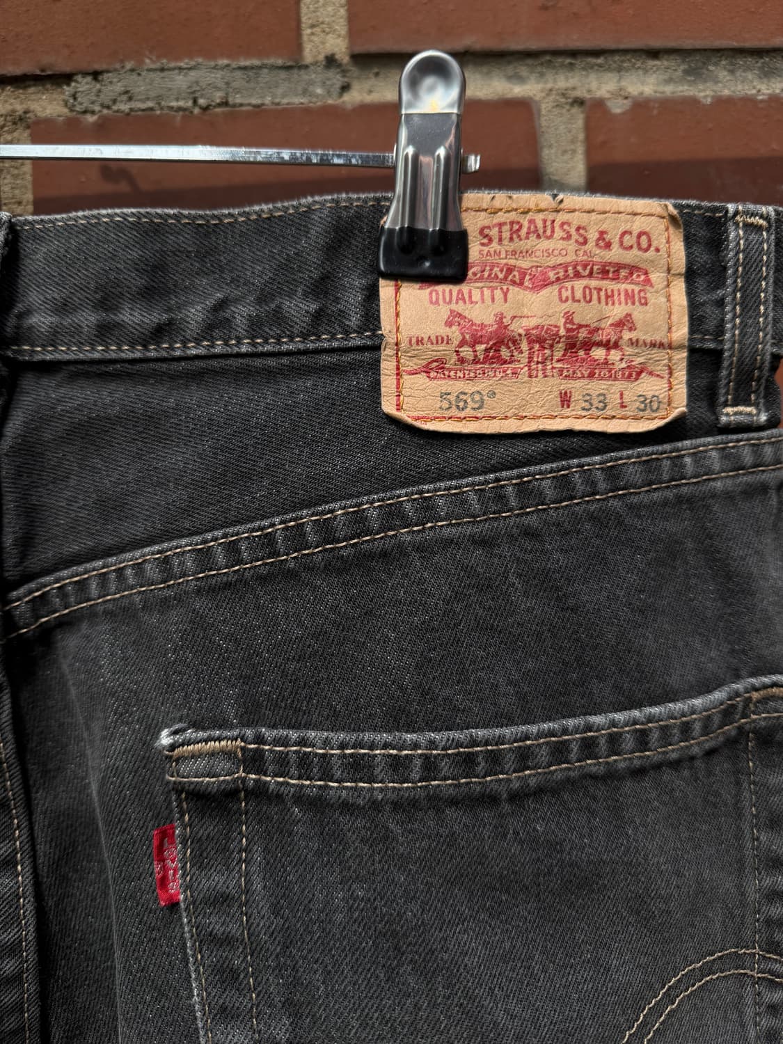 리바이스 569 흑청 33/30 멕시코 상품이미지1