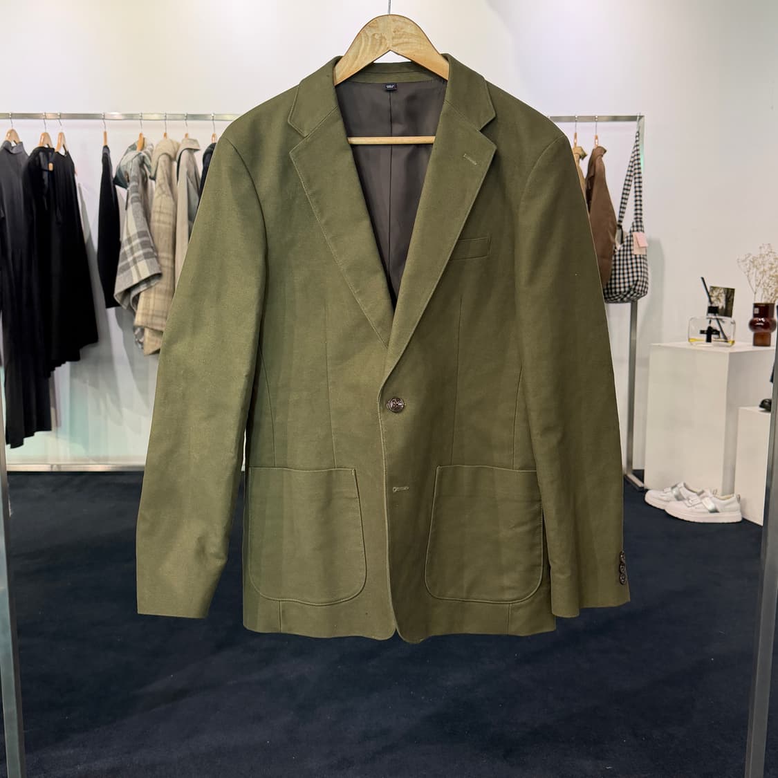 [38R] J.CREW 제이크루 코튼 블레이저 자켓 상품이미지1