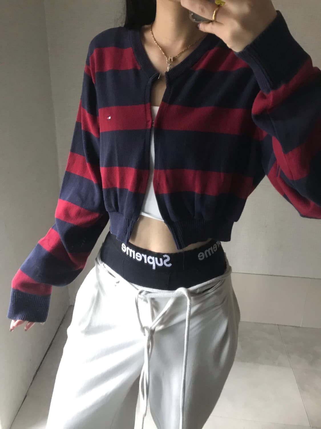 타미힐피거 스트라이프 가디건 상품이미지2