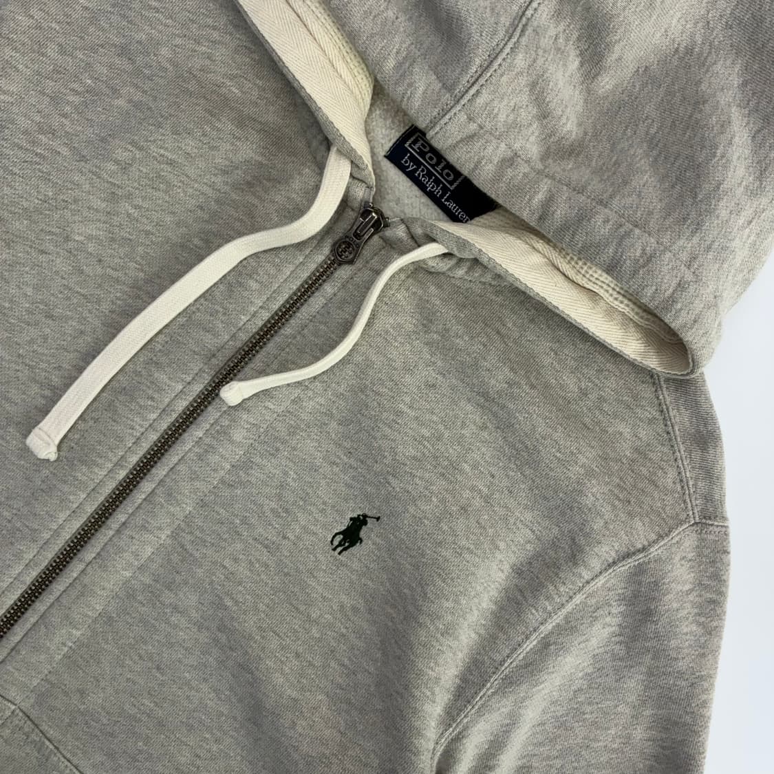 Polo 폴로 랄프로렌 멜란지그레이 써멀 후드집업 상품이미지3