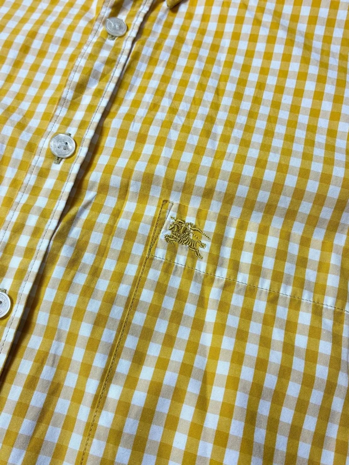 버버리 00's 깅엄체크 버튼 셔츠 PN7473 상품이미지3