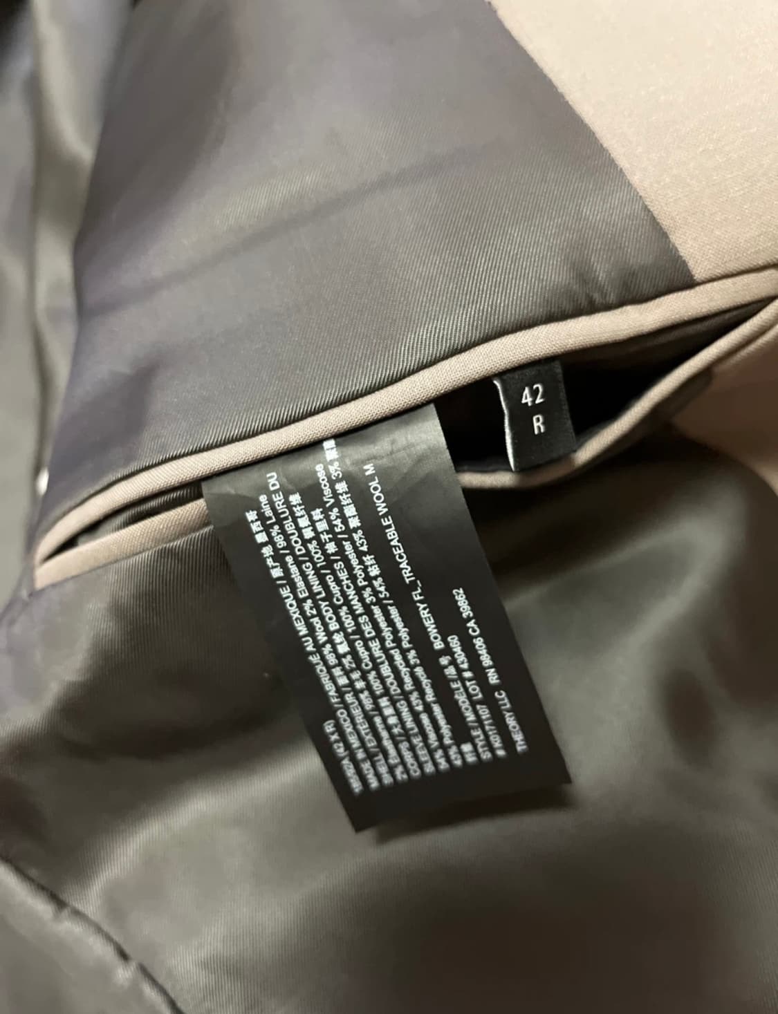 20ss theory 띠어리 자켓 블레이저 42r(105) 상품이미지4