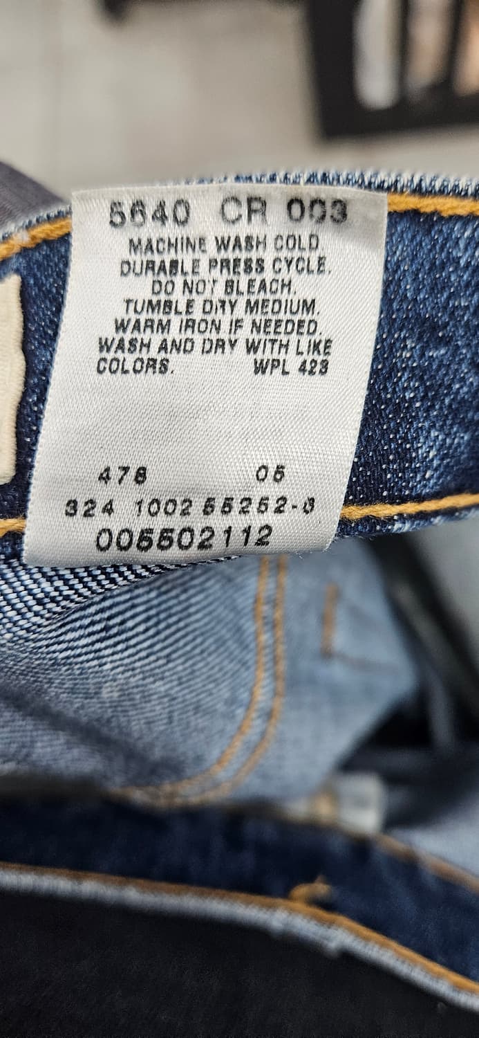 MADE IN 과테말라 02년 생산 리바이스 550TM 릴렉스드 핏 36 상품이미지6