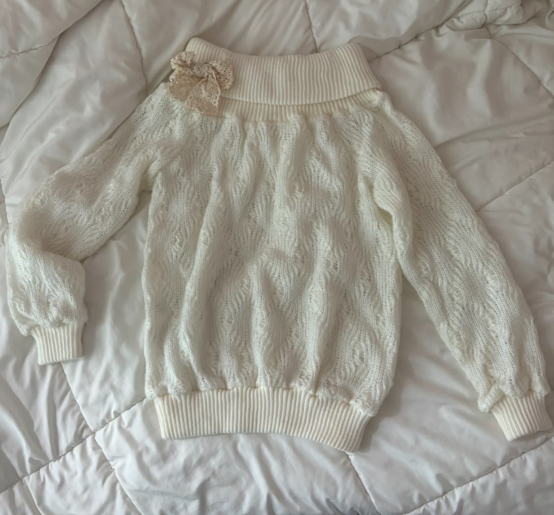 리즈리사 오픈숄더 오프숄더 원숄더 니트 상품이미지1