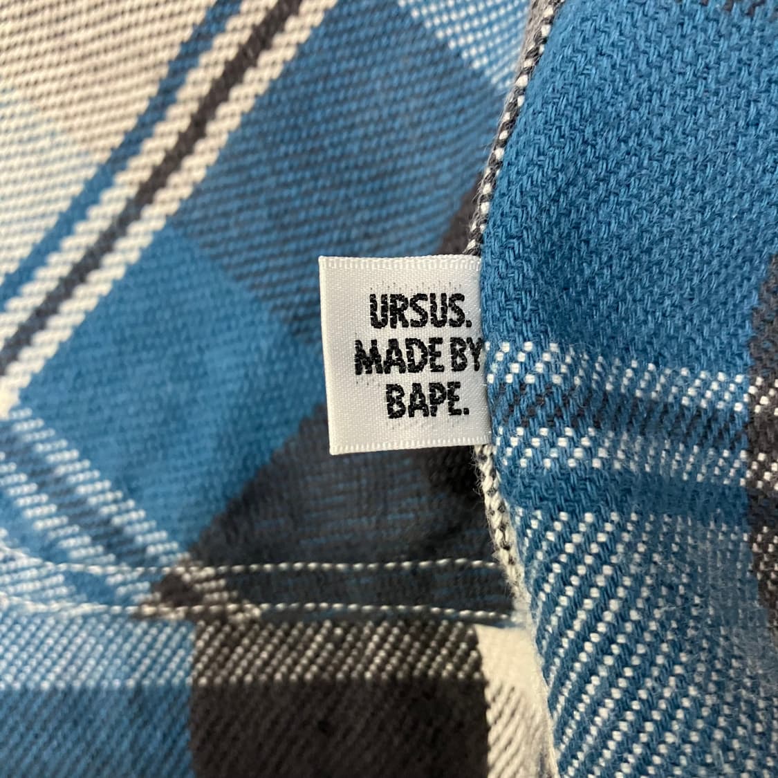 베이프 플란넬 체크 셔츠 bape 상품이미지6