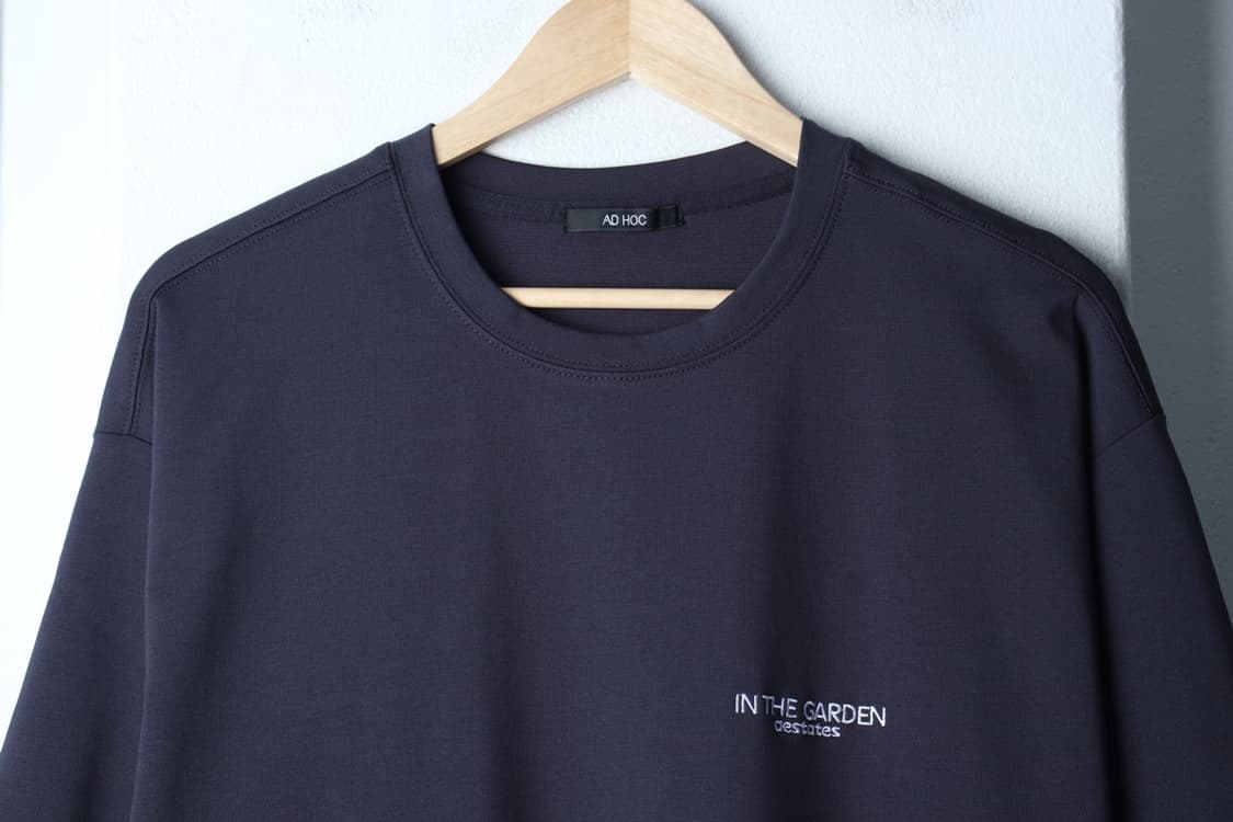 (XL-2XL) 애드호크 반팔 티셔츠 빅사이즈 차콜 폴리-H33053 상품이미지3