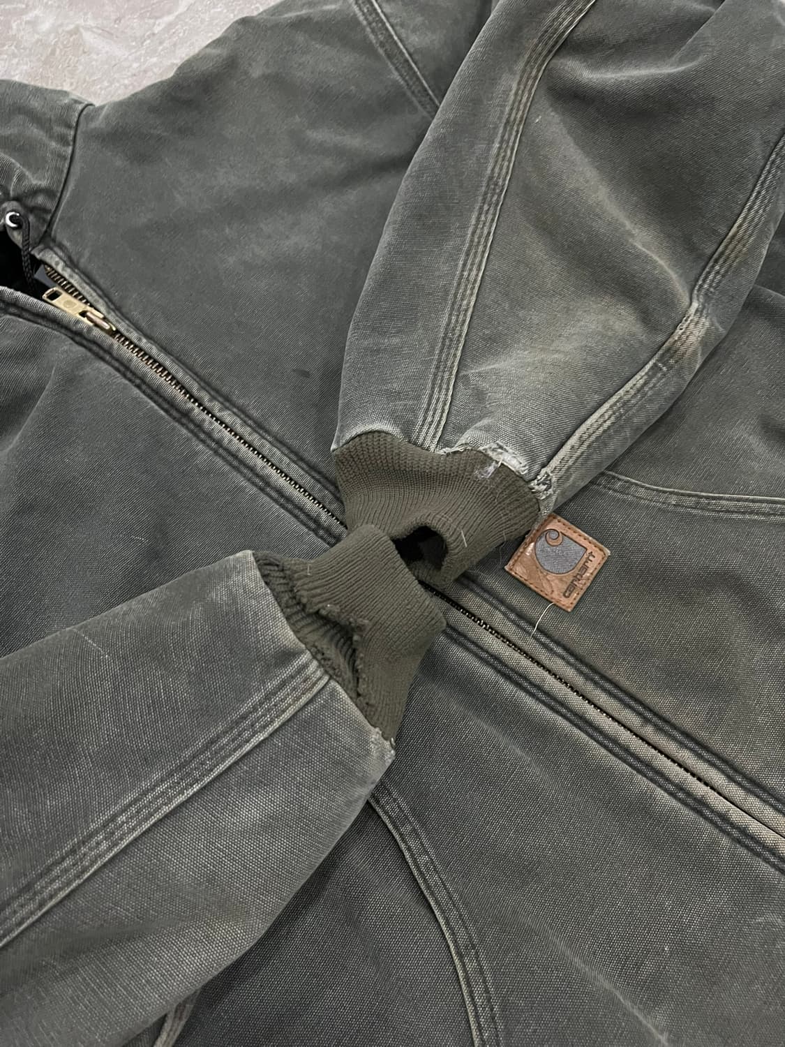 (XL) 칼하트 덕 액티브 후드자켓 J68 MOS 모스그린 상품이미지8