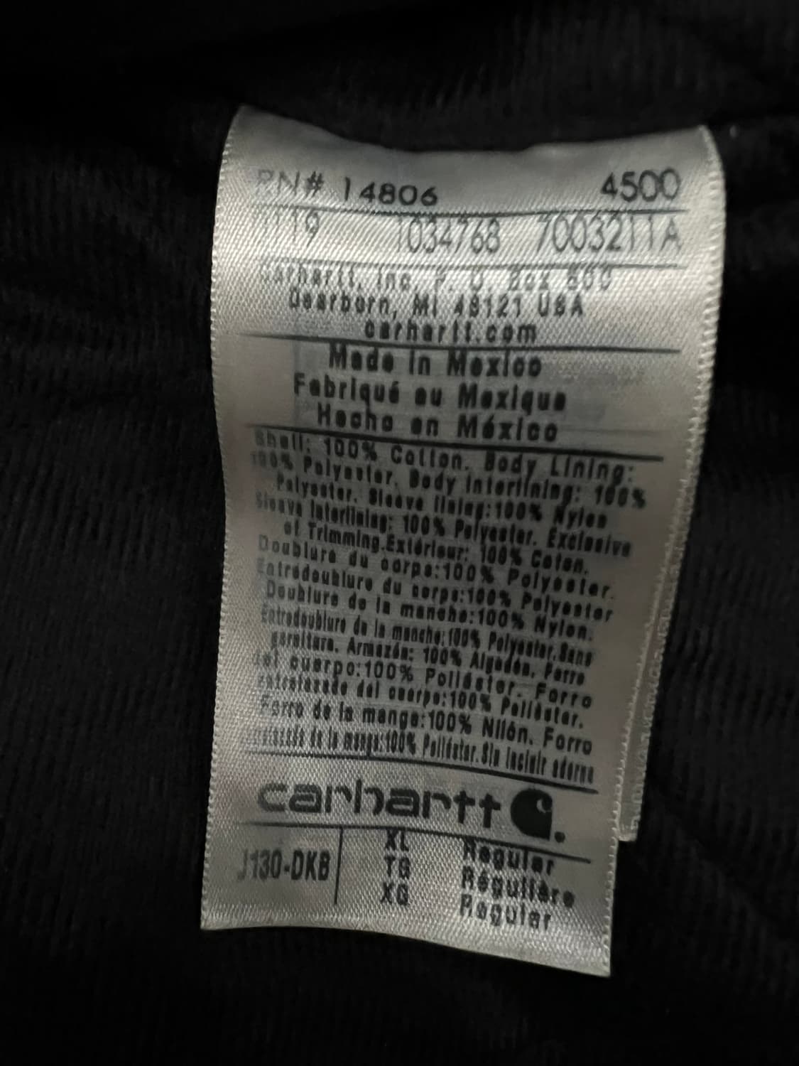 (XL) 칼하트 덕 액티브 후드자켓 J130 DKB 다크브라운 상품이미지5