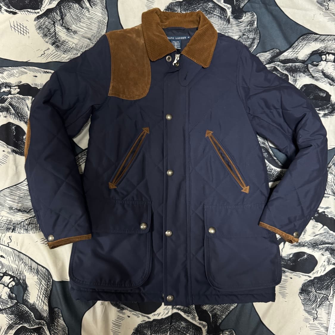 폴로랄프로렌 퀄팅 누빔 자켓 M사이즈 상품이미지2