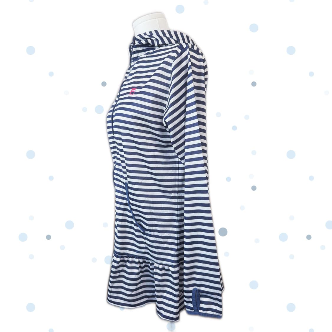 Fila 휠라 모리걸 하구미 스즈코 스트라이프 후드집업 ≽^•⩊•^≼ 상품이미지2