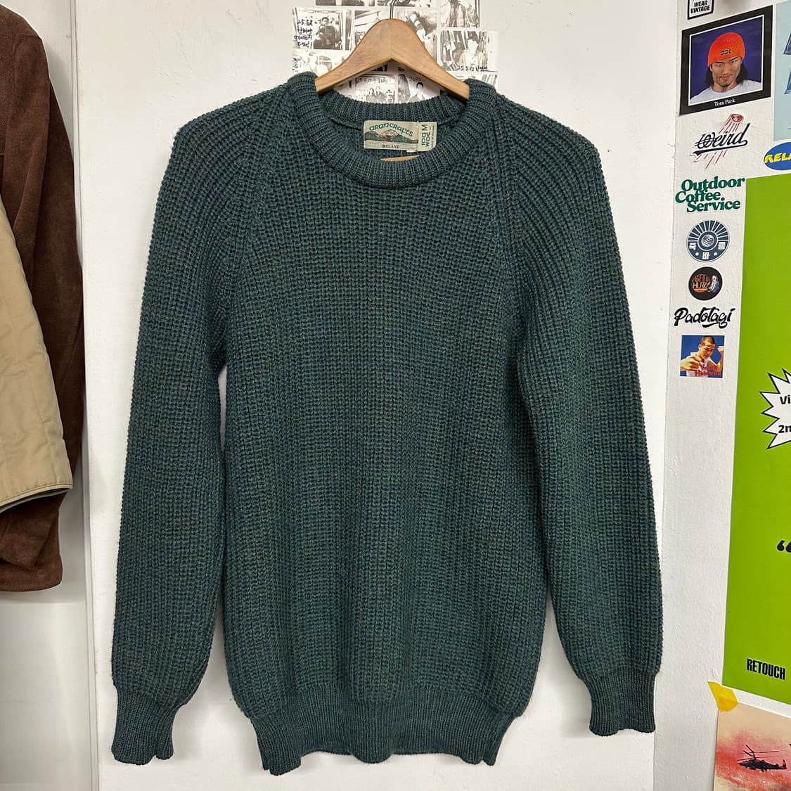 아란 크래프크 피셔맨 울 니트 상품이미지1