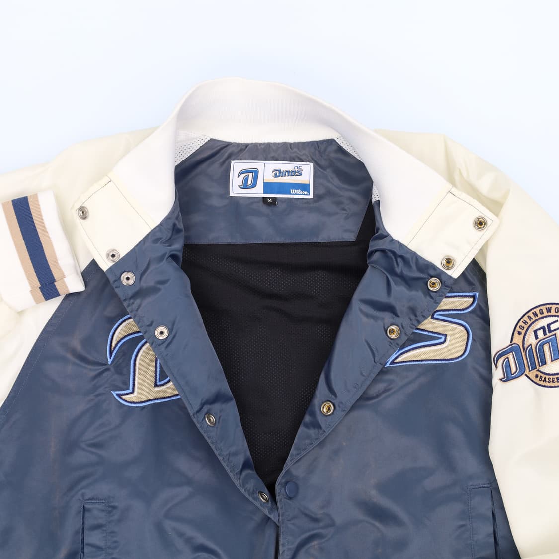 [M] 월슨 NC 다이노스 춘추용 바시티 점퍼 자켓 N6969 상품이미지5