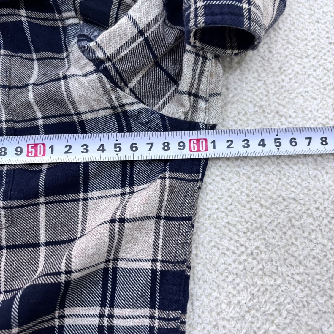 100 라코스테 체크패턴 긴팔 셔츠 0428E 상품이미지6