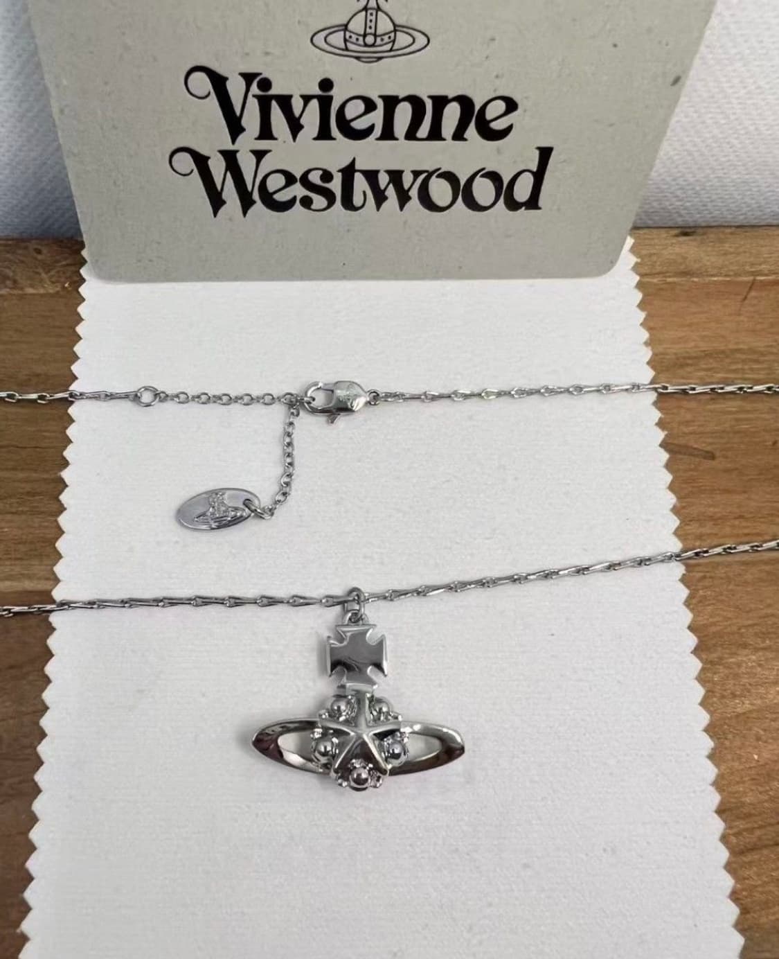비비안웨스트우드 아카이브 크리스탈 스타 orb 팬던트 목걸이 상품이미지5